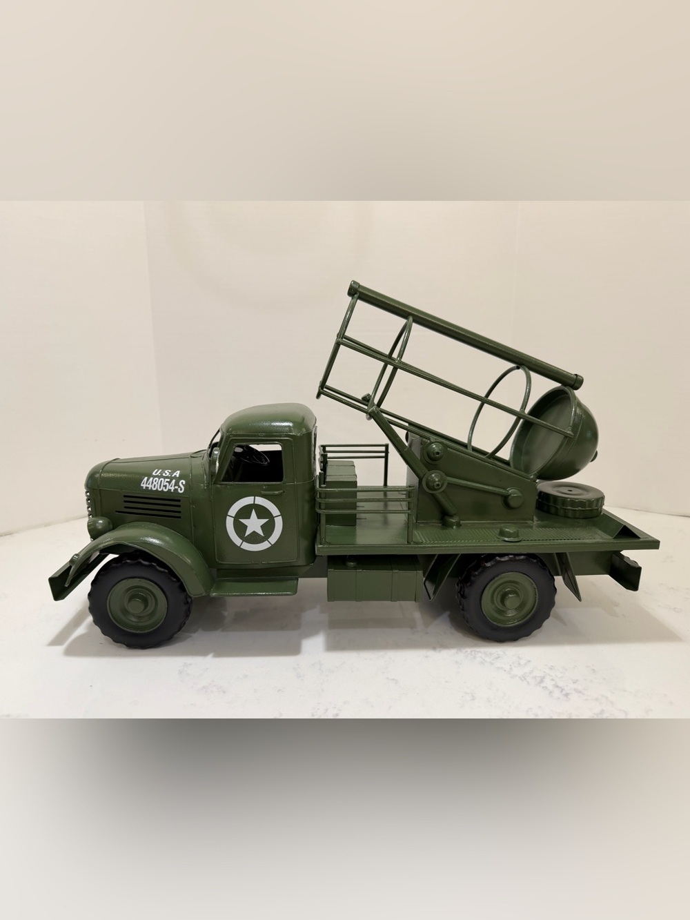The Peacekeeper Military Truck Camouflage Metal Decanter